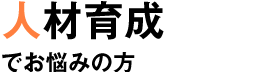人材育成でお悩みの経営者向け人事コンサル 人材育成でお悩みの経営者向け人事コンサル